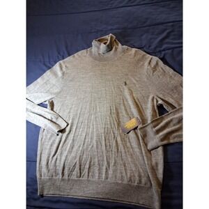 NWT Men's Polo Ralph Lauren Washable Wool Turtleneck Sweater 2XL MSRP $125